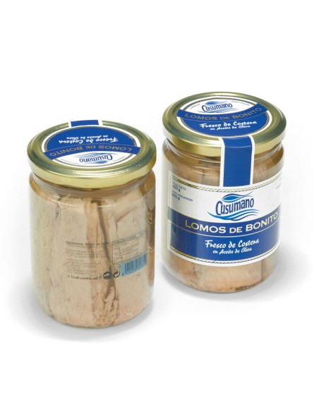 Lomos de Bonito del Norte Fresco de Costera en Aceite de Oliva 450ml