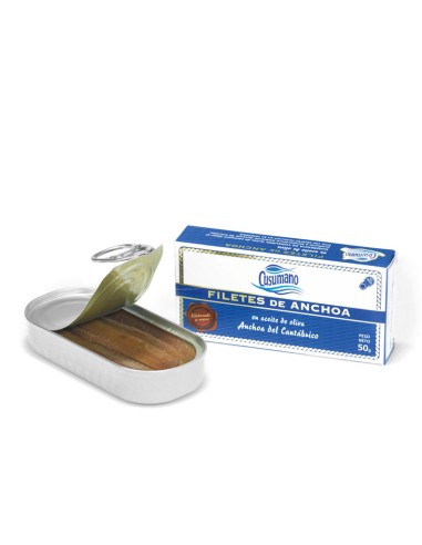 Filete de Anchoa en Aceite de Oliva 50gr
