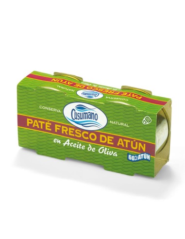 Paté fresco de Atún en Aceite Pack-2