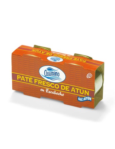 Paté fresco de Atún en Escabeche Pack-2