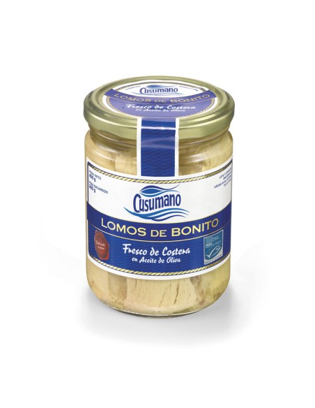 Lomos de Bonito del Norte Fresco de Costera en Aceite de Oliva 450ml
