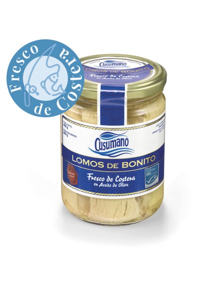 Lomos de Bonito del Norte Fresco de Costera en Aceite de Oliva 450ml