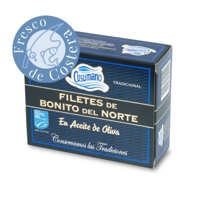 Filetes de Bonito del Norte Fresco de costera en Aceite...