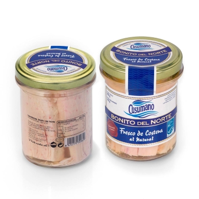 Lomos de Bonito del Norte Fresco de Costera al Natural 212ml 2